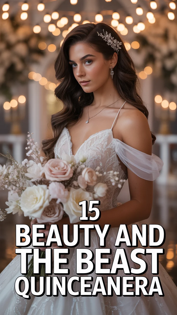 🌹 15 Beauty And The Beast Quinceanera
