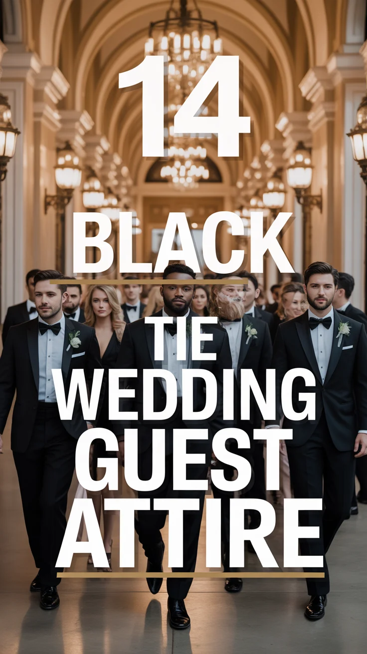 🎂 14 Black Tie Wedding Guest Attire