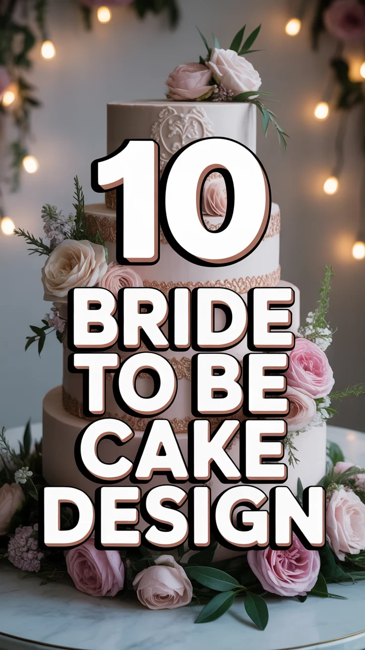 💍 10 Bride To Be Cake Design