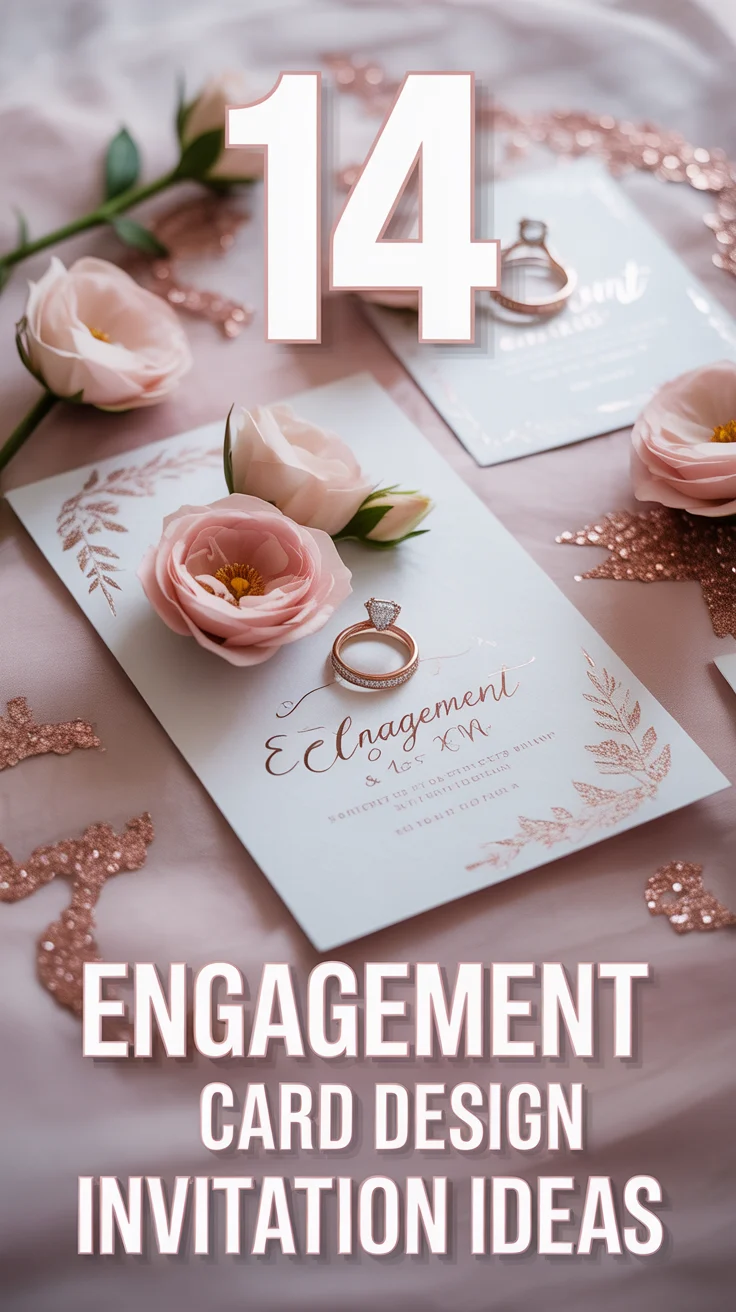 💍 14 Engagement Card Design Invitation Ideas