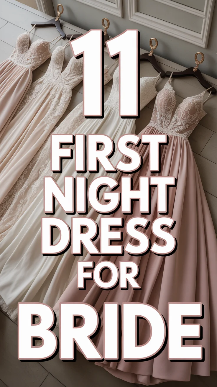 💖 11 First Night Dress For Bride