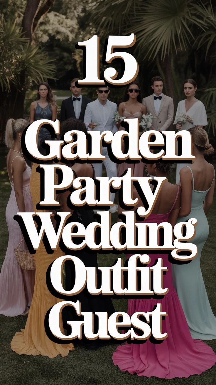 🌸 15 Garden Party Wedding Outfit Guest