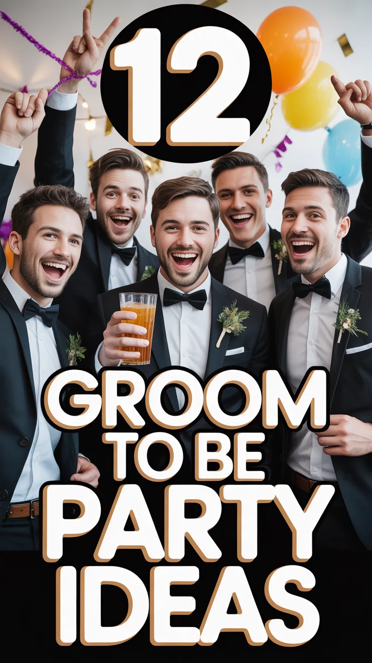 🎉 12 Groom To Be Party Ideas