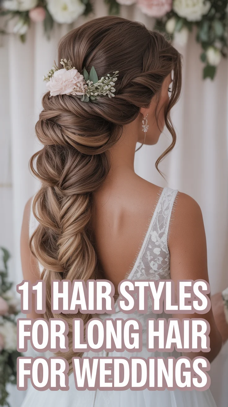 👰‍♀️ 11 Hair Styles For Long Hair For Weddings