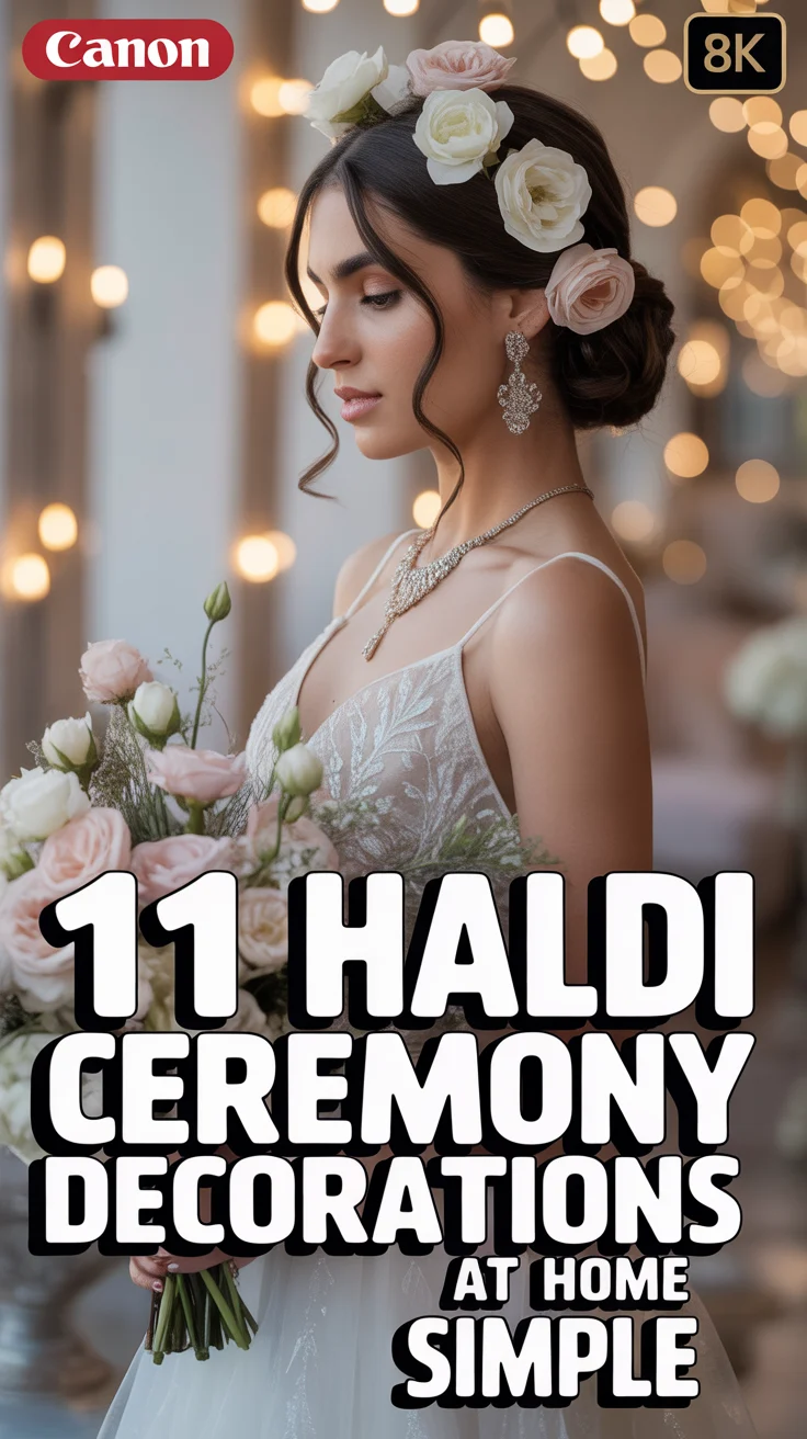 🌻 11 Haldi Ceremony Decorations At Home Simple