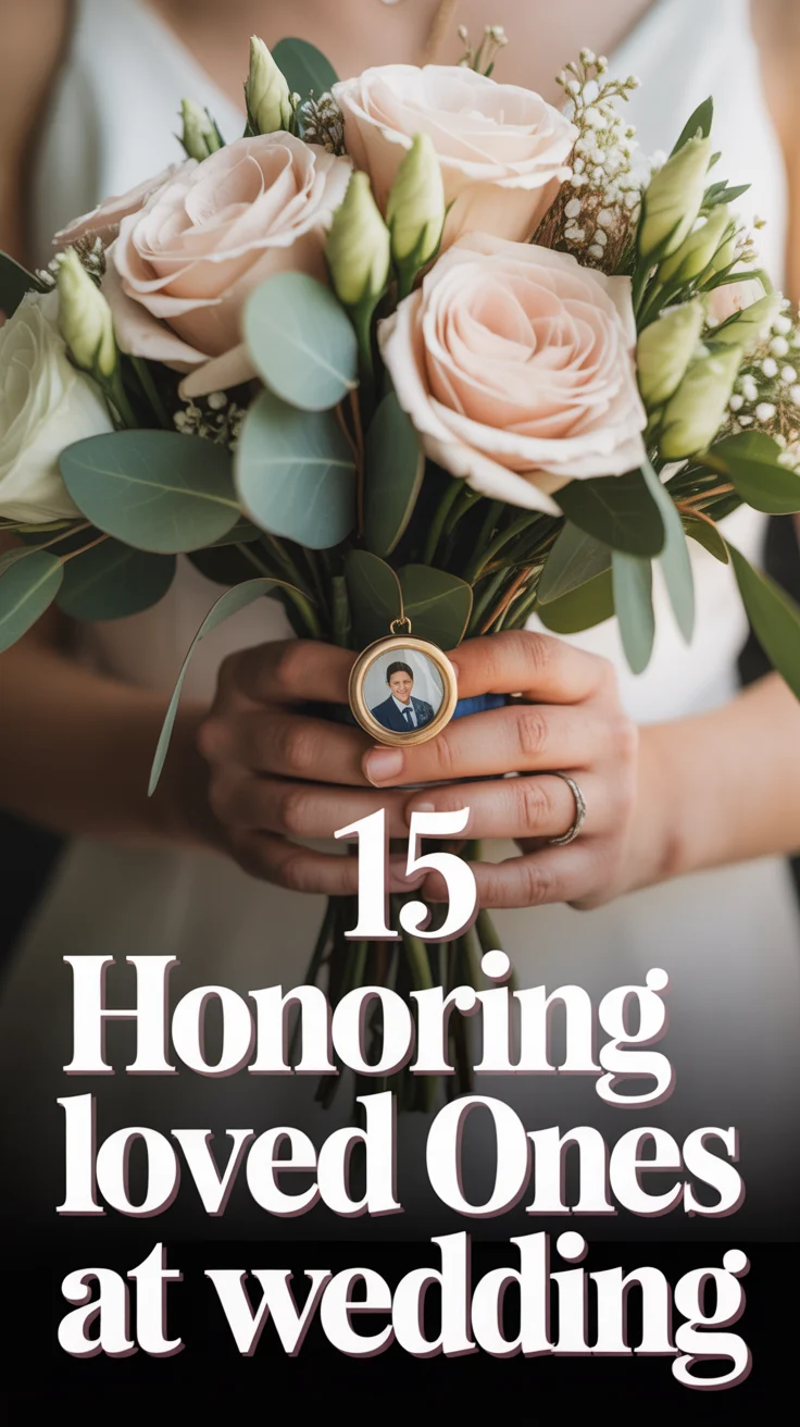 💖 15 Honoring Loved Ones At Wedding