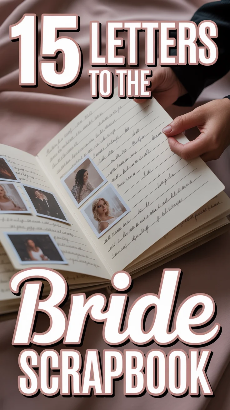 💌 15 Letters To The Bride Scrapbook