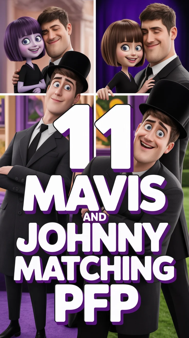 🧛 11 Mavis And Johnny Matching Pfp