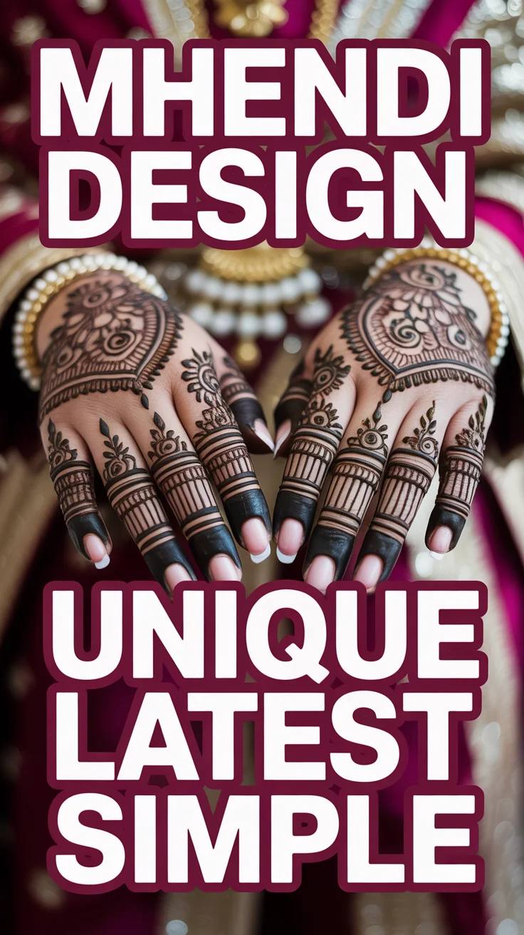 Mhendi Design Unique Latest Simple