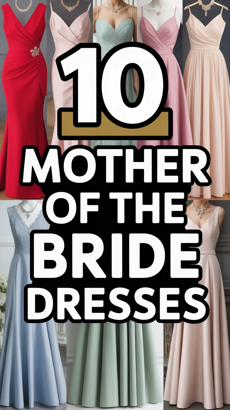 👗 10 Mother Of The Bride Dresses