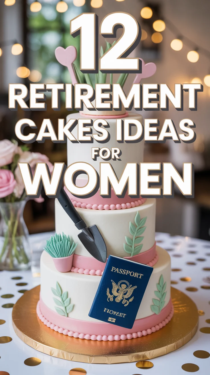 🎂 12 Retirement Cakes Ideas For Women
