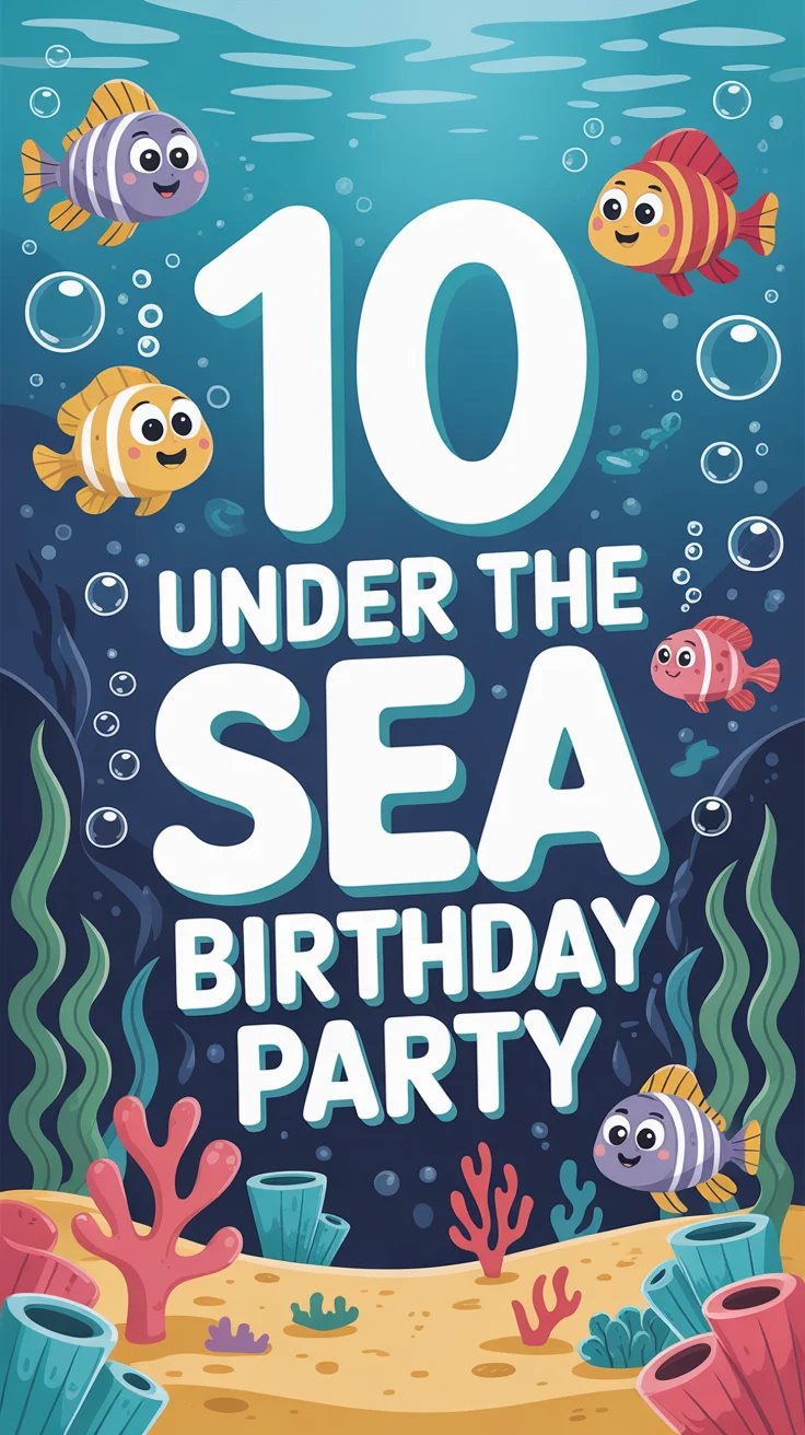 🐠 10 Under The Sea Birthday Party