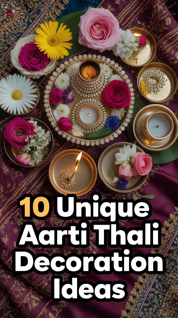 🪔 10 Unique Aarti Thali Decoration Ideas
