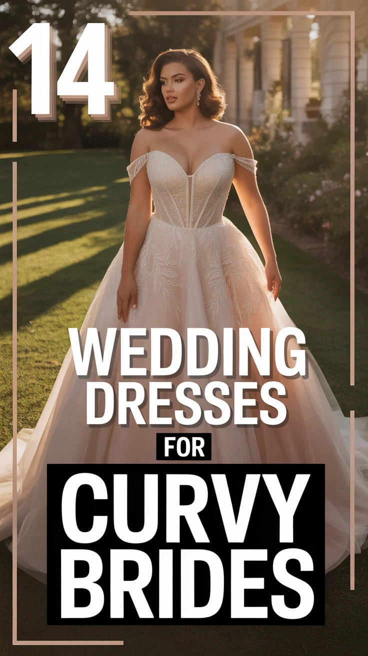 👰🏻 14 Wedding Dresses For Curvy Brides