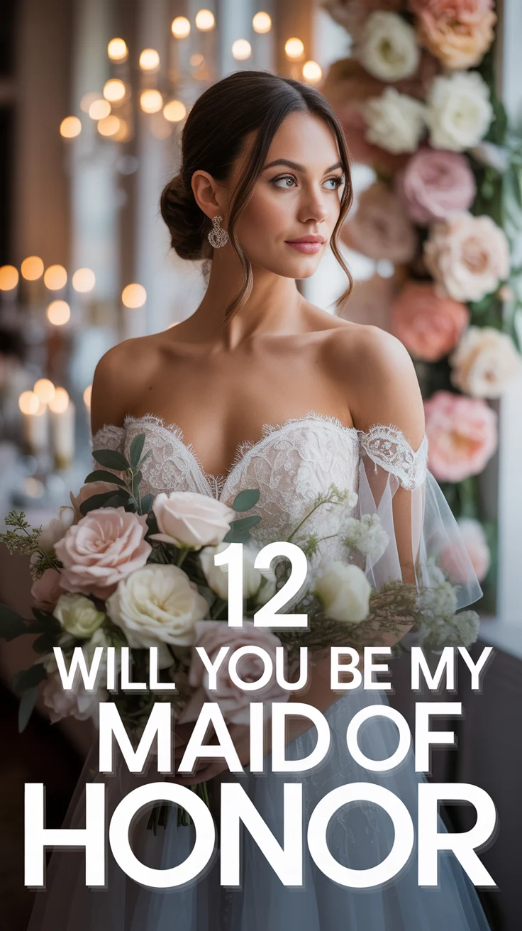 💍 12 Will You Be My Maid Of Honor