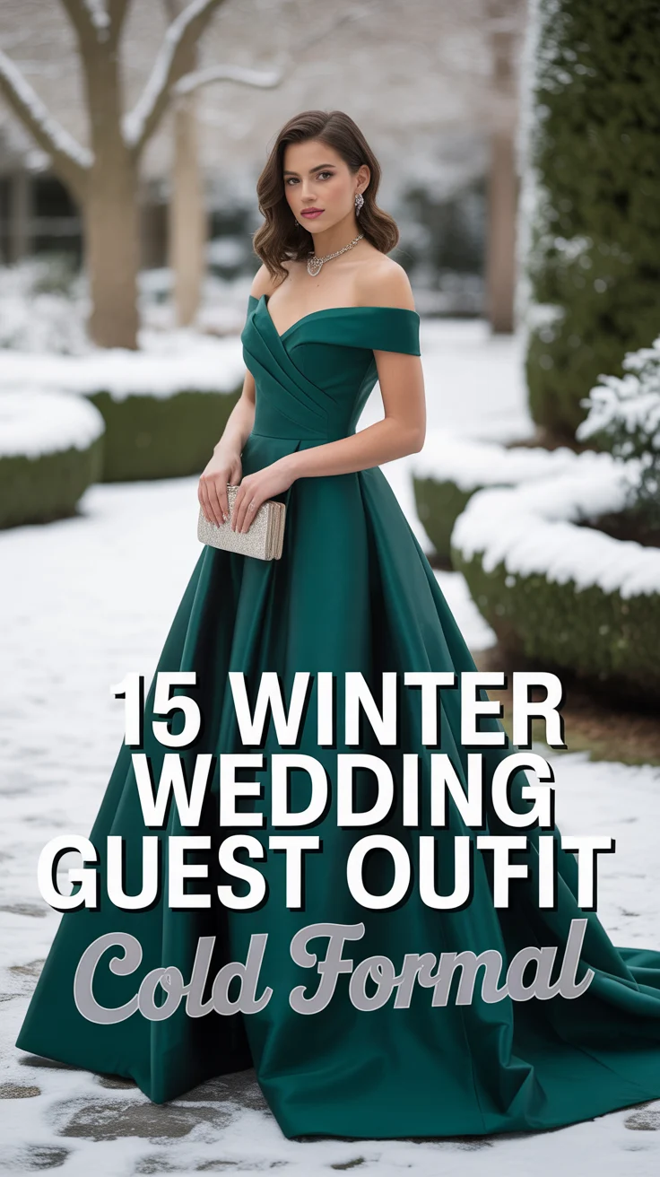 ❄️ 15 Winter Wedding Guest Outfit Cold Formal