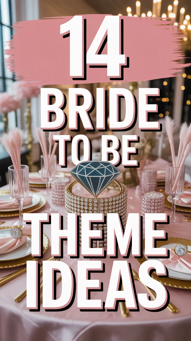 💍 14 Bride To Be Theme Ideas