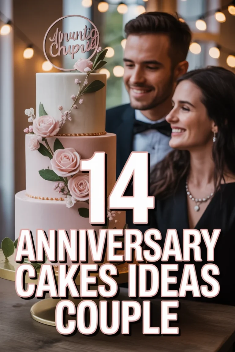 🎂 14 Anniversary Cakes Ideas Couple
