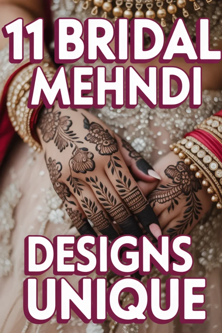 💖 11 Bridal Mehndi Designs Unique