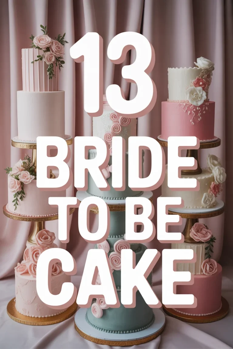 🎂 13 Bride To Be Cake