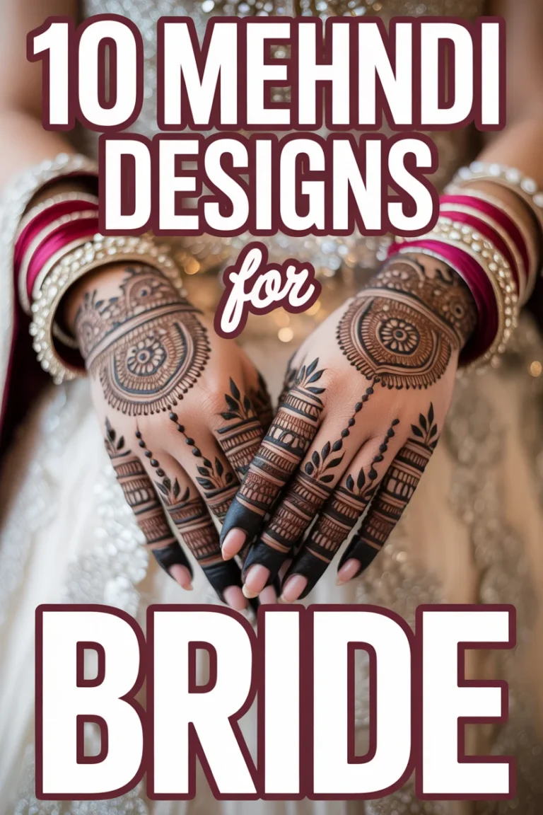🪷 10 Mehndi Designs For Bride