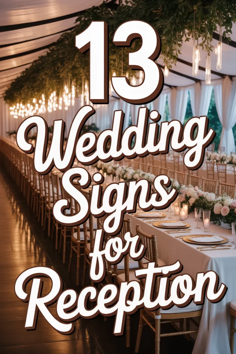 🥂 13 Wedding Signs For Reception