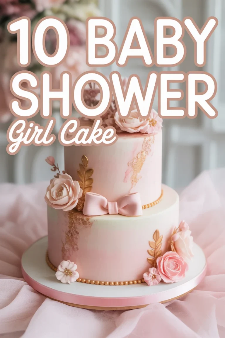 🎀 10 Baby Shower Girl Cake