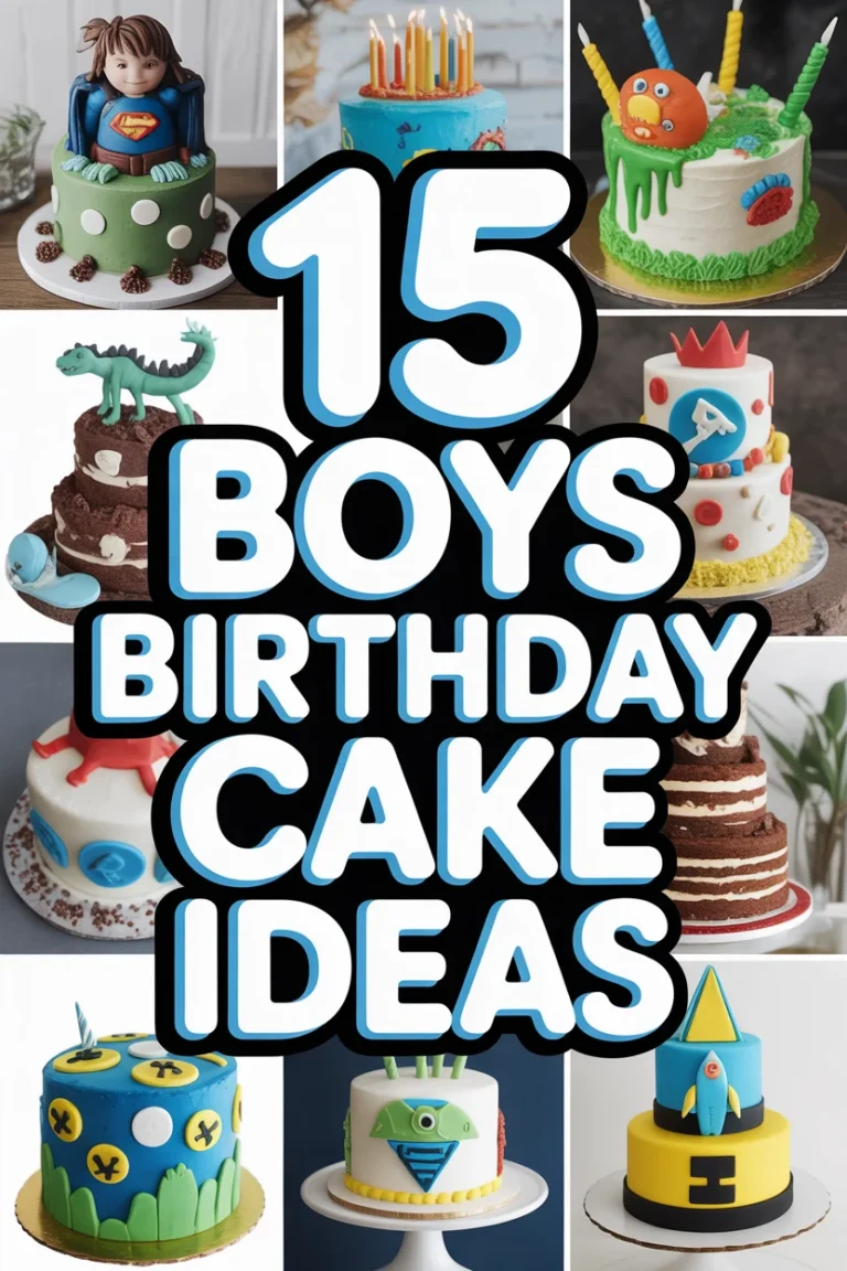 🎂 15 Boys Birthday Cake Ideas