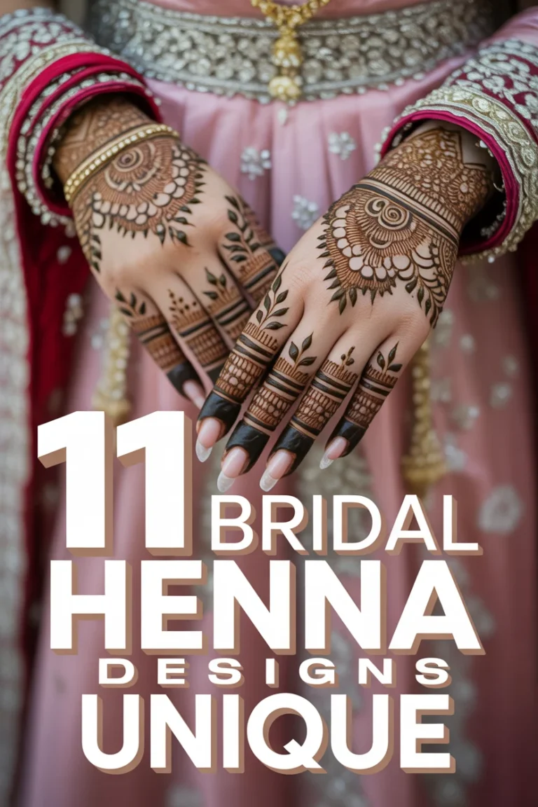 🌸 11 Bridal Henna Designs Unique