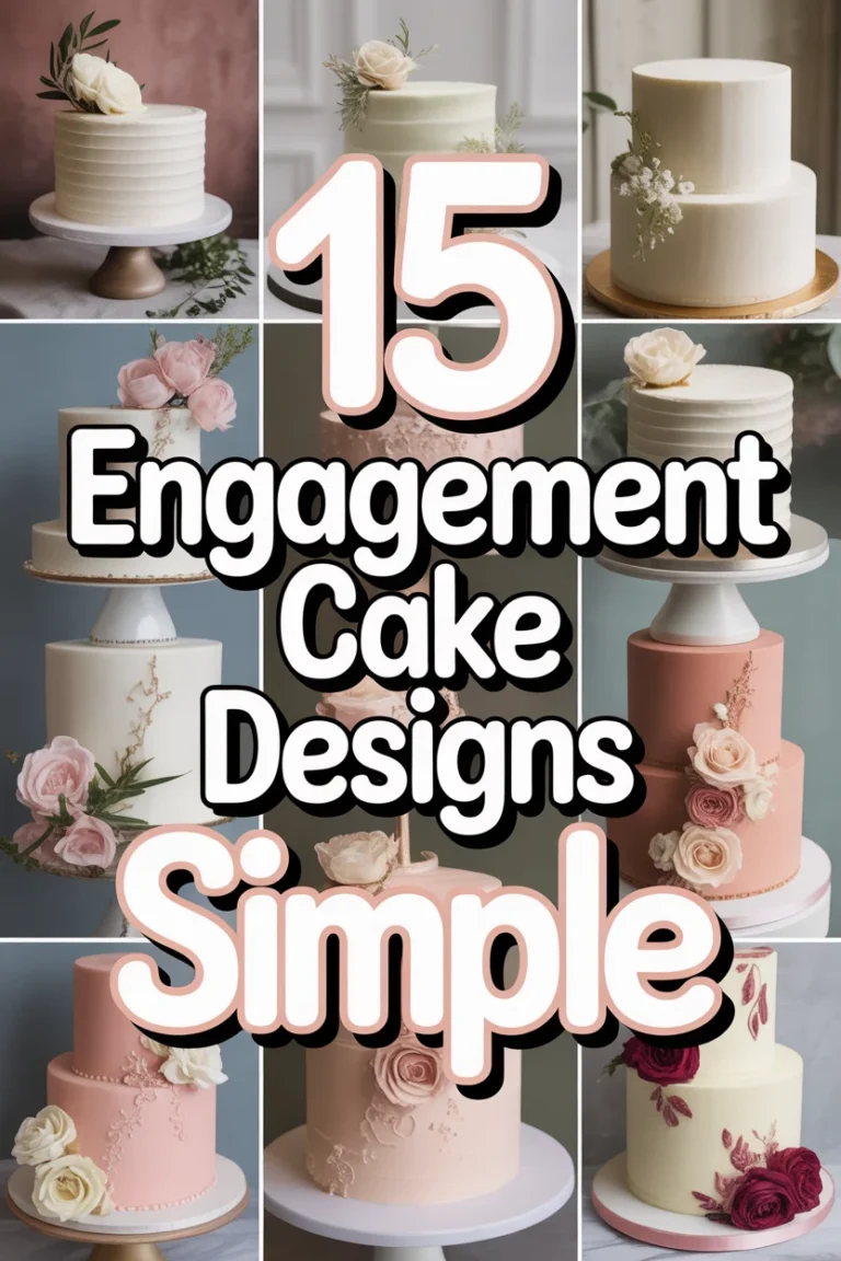 💍 15 Engagement Cake Designs Simple