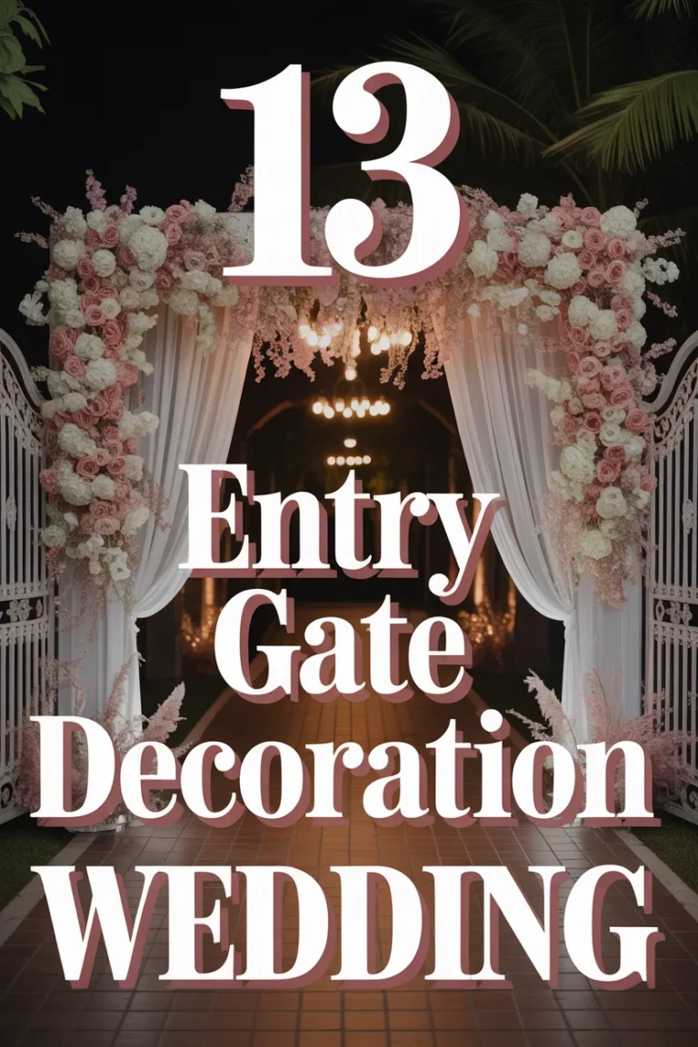 🌸 13 Entry Gate Decoration Wedding