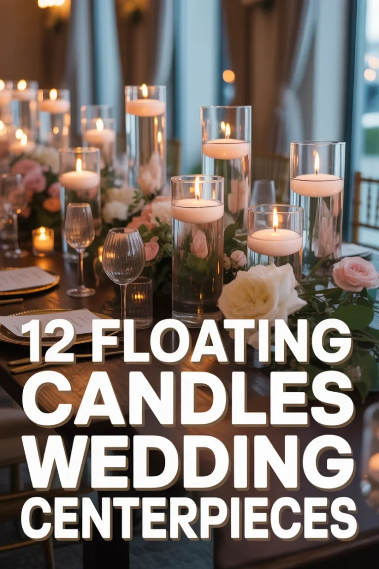 🕯️ 12 Floating Candles Wedding Centerpieces