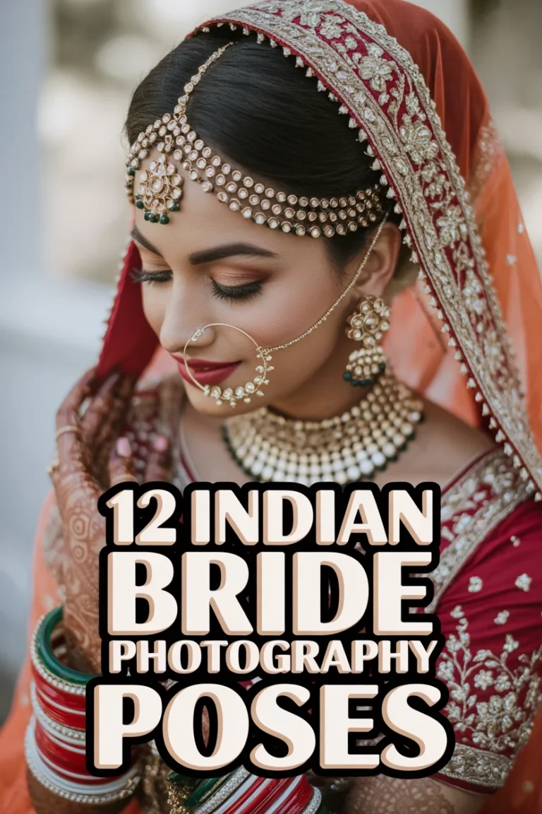 📸 12 Indian Bride Photography Poses