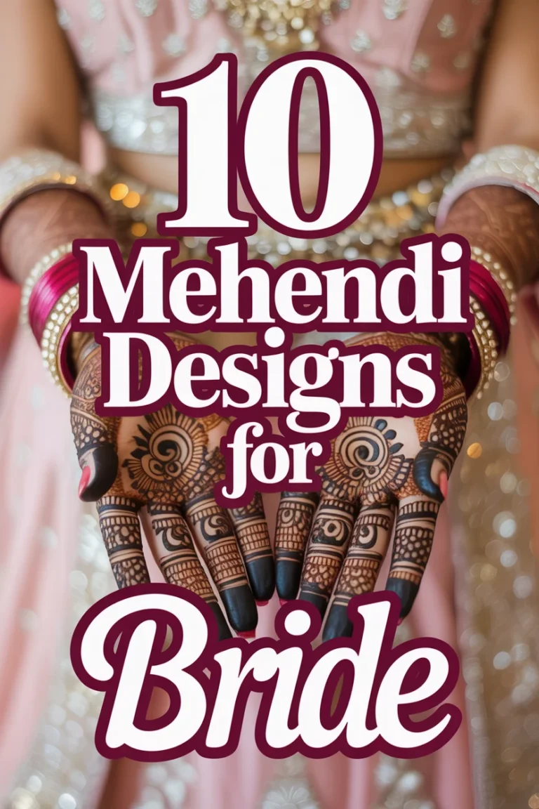 ✨ 10 Mehendi Designs For Bride