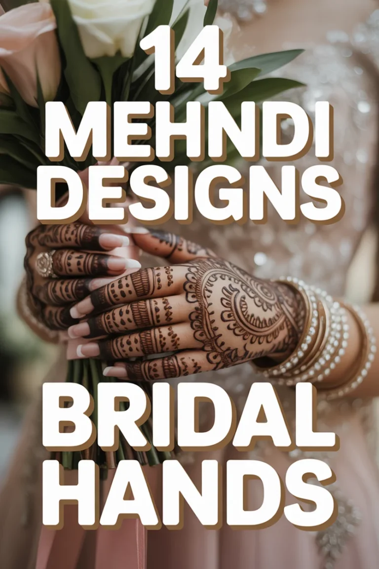 🌿 14 Mehndi Designs Bridal Hands