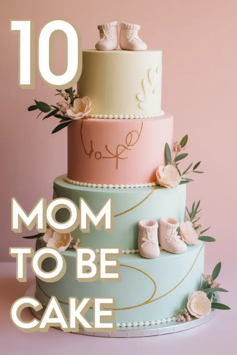 🎂 10 Mom To Be Cake
