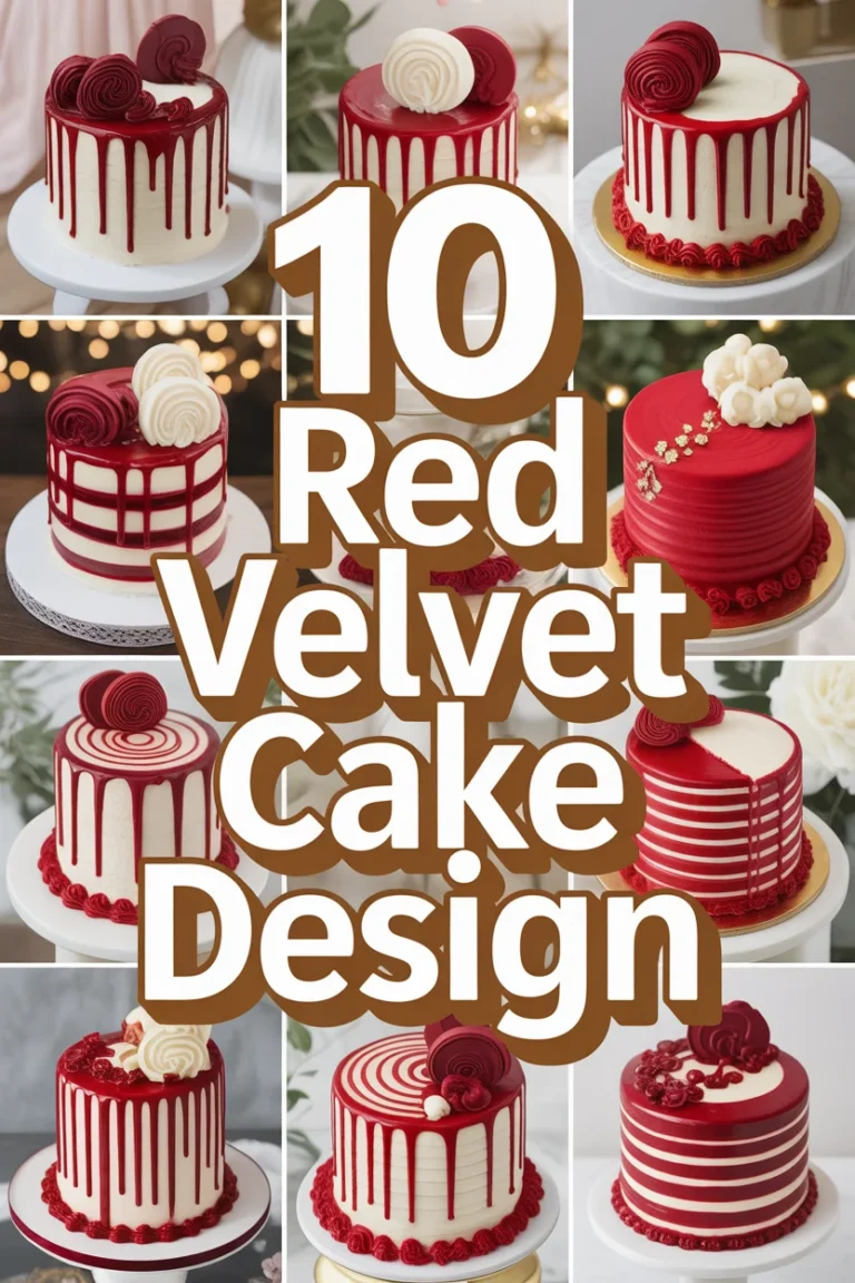 ❤️ 10 Red Velvet Cake Design