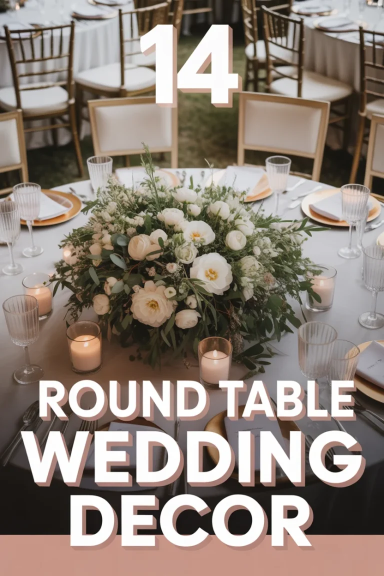 🌺 14 Round Table Wedding Decor