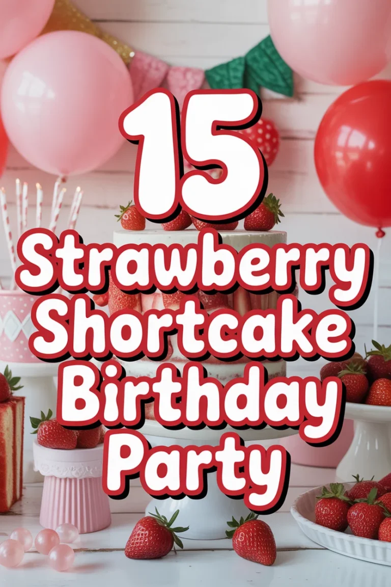 🍓 15 Strawberry Shortcake Birthday Party